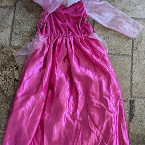 RARE NEW LICENSED SLEEPING BEAUTY AURORA LIGHT UP LED DRESS SIZE 8 - Picture 2 of 2